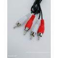 1 a 3 Video Cable Audio Lines TV RCA Line